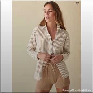 Reformation Parker Button Down Shirt